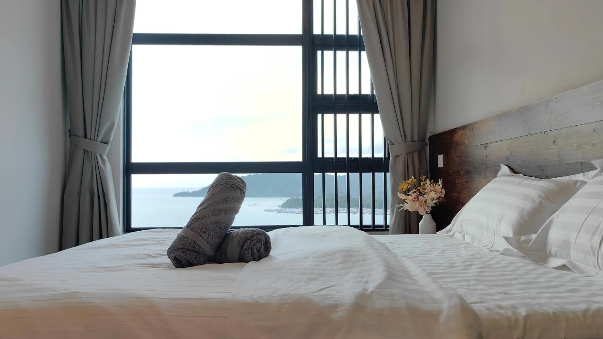 Jesselton Quay Sea View 2Br 4Pax Lv31 Daire Kota Kinabalu